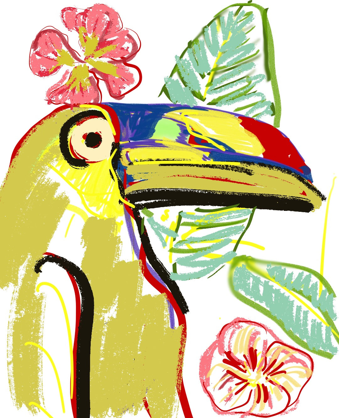 Toucan - digital art